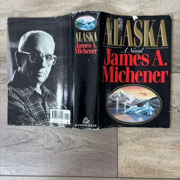 Vtg Alaska Hardcover 1988 Book Coffee Table Decor Michener 1st Ed 1st Print - Picture 12 of 12